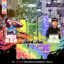 MARCO DA SILVA @ BOSTON PRIDE BLOCK PARTY