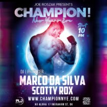 MARCO DA SILVA @ CHAMPION! NYE